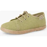 Pisamonas Lage schoen olijfgroen