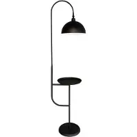 Bamyum Dienblad Beweegbaar Hoofdbord Moderne Vloerlamp