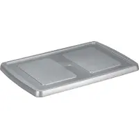 Sunware opslagbox deksel kunststof lichtgrijs 59 x 39 x 2,9 cm voor Nesta boxen 30 en 51 liter - Opbergbox