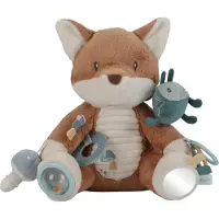Little Dutch Activiteitenknuffel Vos - Forest Friends - Baby speelgoed - grijp baby speelgoed