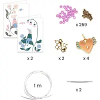 Djeco Sieraden - Heart Heishi - - OneSize - Knutselpakket