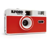 Ilford Camera Sprite 35-II Silver & Red