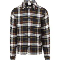 KnowledgeCotton Apparel KnowedgeCotton Appare Overshirt Donkerbauw Geruit | Blauw | Maat L