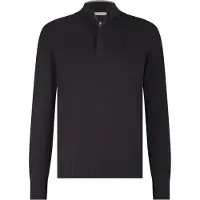 State of Art Half Zip Trui Structuur Antraciet | Donkerblauw | Maat 3XL