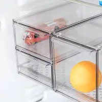 So Clever x Vacane Koelkastbak Large met Lade - Transparant - Stapelbaar | BPA-vrij
