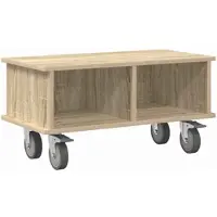 vidaXL TV Stand 68,5 x 35 x 35 cm Sonoma Eik Bewerkt hout