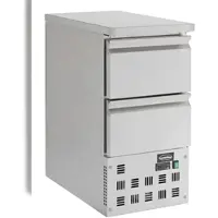 CombiSteel Koelwerkbank 109L - 2 laden 1/1 GN - +2/+8°C - 0.12kW - 230V - 435x700x870mm
