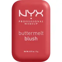 Nyx Buttermelt Blush - Alle huidtypes - Verrijkt met mango-, amandel- en sheaboter - Butta Than Coral - 5 gr