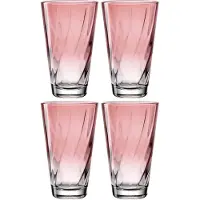 Leonardo TWIST Drinkglas 300ml rose - set/4