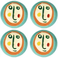 Serax Feast Dessertbord Gezicht - Set van 4 Face 2