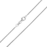 Cavill - 925 Sterling Zilveren Fijn Gevlochten Ketting - 45 cm - Elegante Zilveren Ketting voor Dames - Karabijnsluiting - Duurzaam & Tijdloos