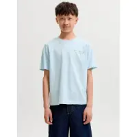 Jack & jones Junior Shirt opaal / pastelblauw / wit