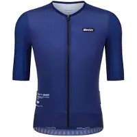 Santini - Mads Pedersen Momentum Series Short Sleeve Jersey - Fietsshirt M, blauw