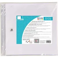Artémio 30 plastic insteekhoezen 30,5x30,5 cm 3 schroeven