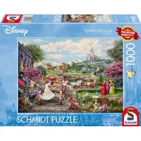 Schmidt Thomas Kinkade Studios: Disney Dreams Collectie - Assepoas: Het Sprookje Gaat Door (1000 stukjes)