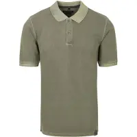 Casamoda Polo Piqué Garment Dye Olijfgroen | Donkergroen | Maat XXL