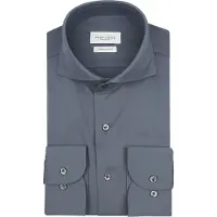 Profuomo Japanese Knitted Hemd Denim Blue