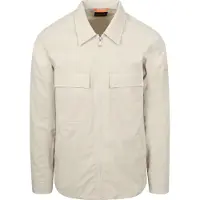 BOSS Overshirt ozzy Greige | Grijs | Maat L