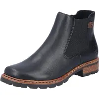 Rieker Enkellaarsje zwart