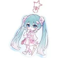 POPbuddies Hatsune Miku Acrylic Keychain Kawaii Summer Time