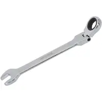 AWTOOLS AW39924 - Dubbelzijdige Ratel Ring- en Steeksleutel - 24mm - Verstelbare Kop - CrV Staal