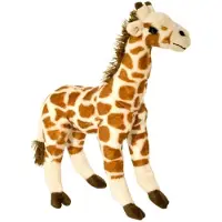Wild Planet Pluche giraf - knuffel giraf - 35 cm - savanne knuffel