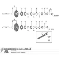 Shimano Cs8101/r8100 12s Tandwiel Zilver 12t