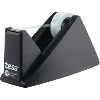 TESA Plakbandhouder tesa 59045 zwart met 1 rol 19mmx10m | 6 stuks