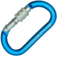 Kong Oval Screw Eenvoudige ovale karabiner Blauw EOL