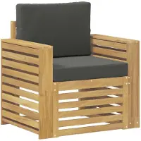 vidaXL Buiten bank set Polyester Wit