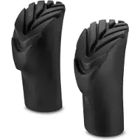 Spokey HILL Tips voor trekking- en Nordic Walking-stokken - Zwart - 11 mm - TPR-rubber - Set van 2