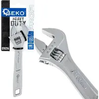GEKO Verstelbare moersleutel - 150 mm - CRV staal - ergonomisch - 0-20 mm opening