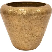 Ter Steege Bloempot Aluminium Goud D 45 cm H 40 cm