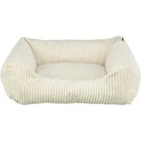 Trixie vital hondenmand jonna hoekig ribfluweel creme 80x60 cm