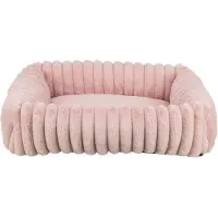 Trixie hondenmand lonni hoekig ribfluweel roze 80x60 cm