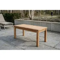Teakea salontafel massief teak 100 x 50 x 45 cm voor tuin en loungeset