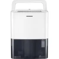 Heinner Luchtontvochtiger – 10 L/24 Uur – 2,1 L Waterreservoir – LED-display – Stille Modus – 24 Uurs Timer – Auto Restart – Auto Defrost – Handgreep – Wit