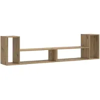 vidaXL TV Kast 100 x 30 x 50 cm Artisanaal eiken Bewerkt hout