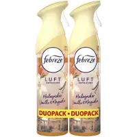 Febreze Luchtverfrisser - Duopack Vanille - 2x 185ml - Verwijdert nare geuren- Limited Edition