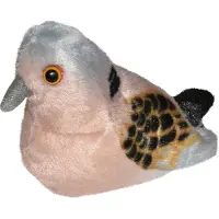 Wild republic Pluche Dieren Knuffels Tortelduif Vogel Van 13 Cm - Vogel Knuffels