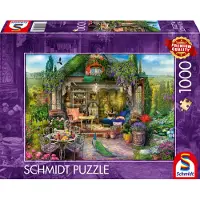 Schmidt - Legpuzzel - Geluk in het tuinhuisje in de wijngaarden - 1000 stukjes - Volwassenen - vanaf 12 jaar