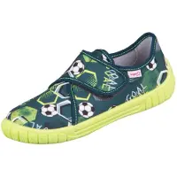 Superfit Huisschoenen 'BILL' groen / appel / zwart / wit