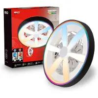 Briloner Air - Plafondventilator met RGB verlichting - LED plafondlamp met ventilator - dimbaar - 5 snelheden - ventilator lamp zomer- en wintermodus - RGB & CCT - Ø48cm - zwart