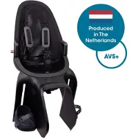 Qibbel Air Fietsstoeltje Achter AVS+ bevestiging - Fietszitje - Midnight Black