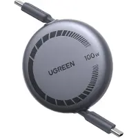 UGREEN USB C-kabel 100W 1M oplaadkabel USB C snellaadkabel intrekbaar PD 3.0 PPS USB C naar USB C-kabel voor iPhone 16-8-serie, MacBook Pro/Air, iPad Pro, Galaxy S25, Pixel 9, Steam Deck, enz