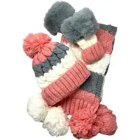 Kumixi Muts 'Set: Mütze & Loop Schal & Handschuhe' abrikoos