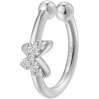 Hey Happiness Oorbellen zilver
