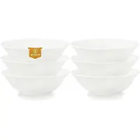 Vtwonen - Kommen - Porselein - Wit - 18 cm - Set van 6