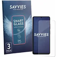 Savvies 3 Stuks Screenprotector - geschikt voor Lava Shark 2 - beschermfolie glas transparant
