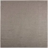 vidaXL Vloerkleden Vierkant LUGO Crème en Taupe 120 x 120 cm Polyester